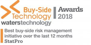 Buy-side Tech (Waters Tech) Best buy-side risk management initiative 2018 winner - Statpro (Logo)