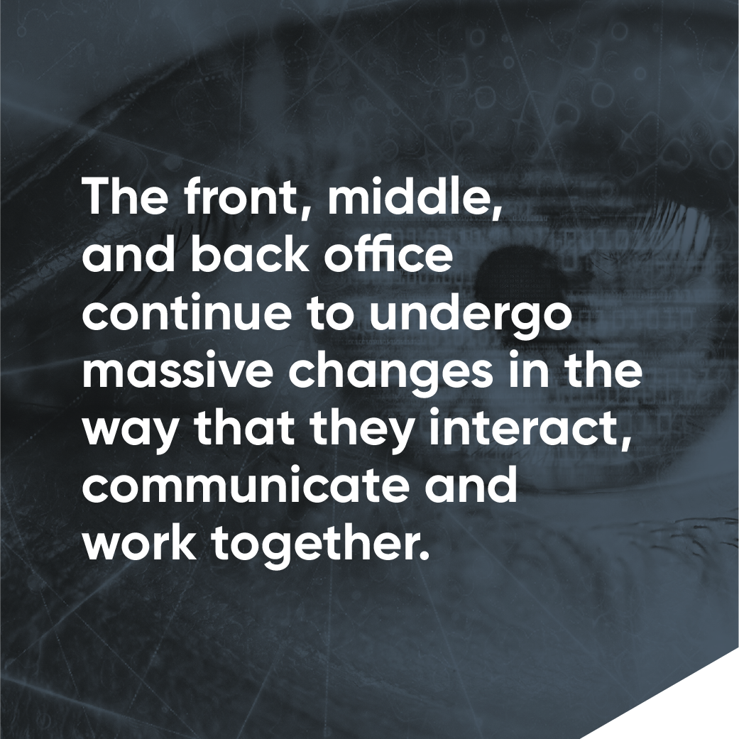 front, middle, and back office - Quote