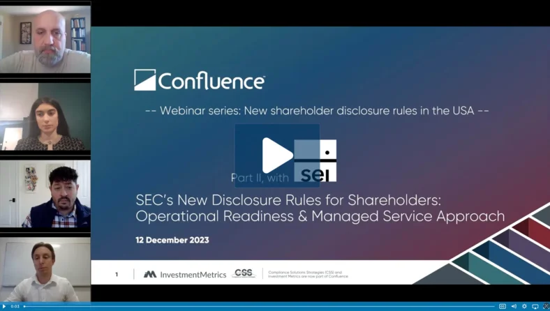 Operationalizing the SEC’s new disclosure rules for shareholders video